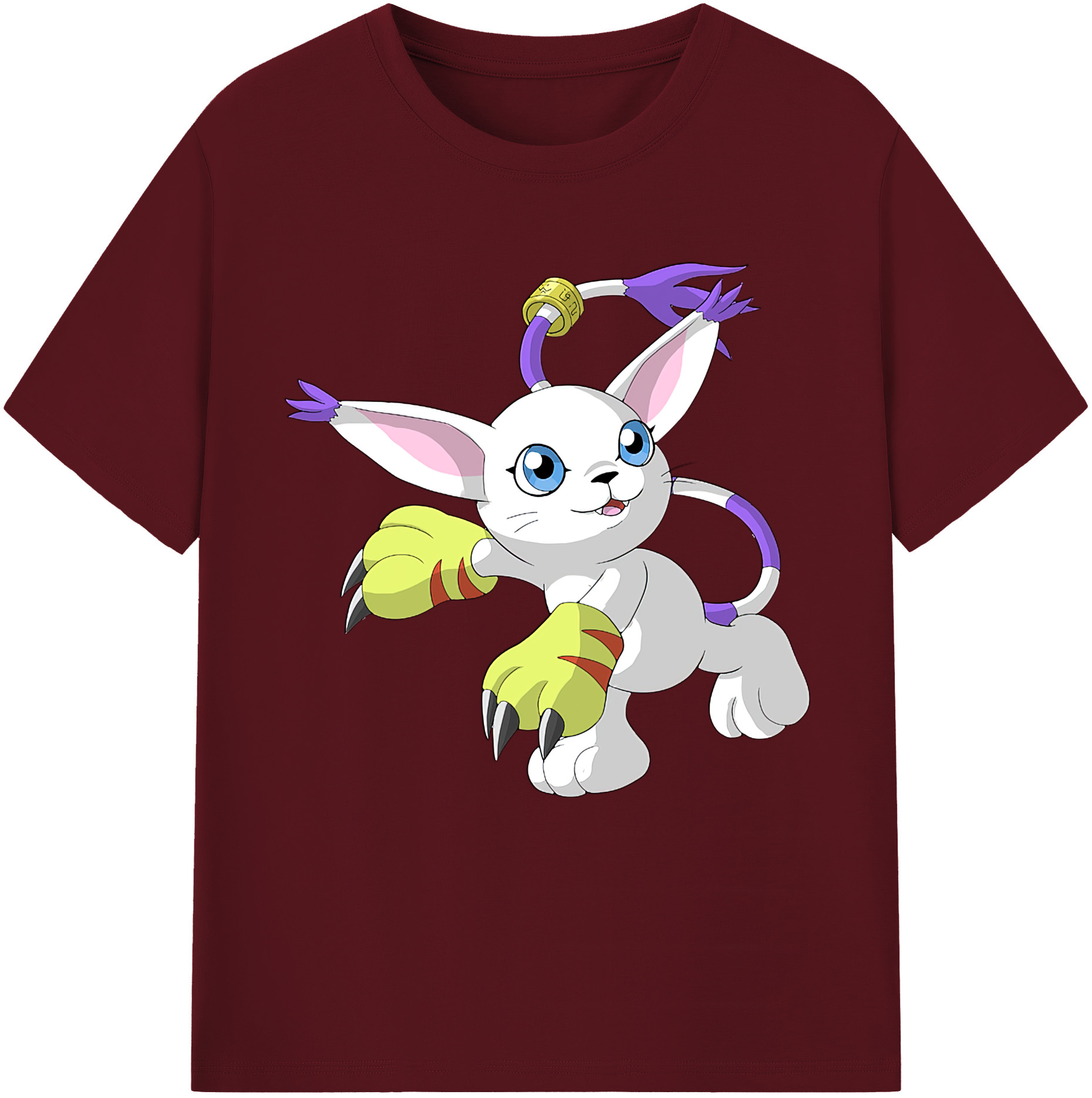 （画像用） Digimon デジタルモンスター/デジモン 綿100％半袖Tシャツ（フロントプリント）